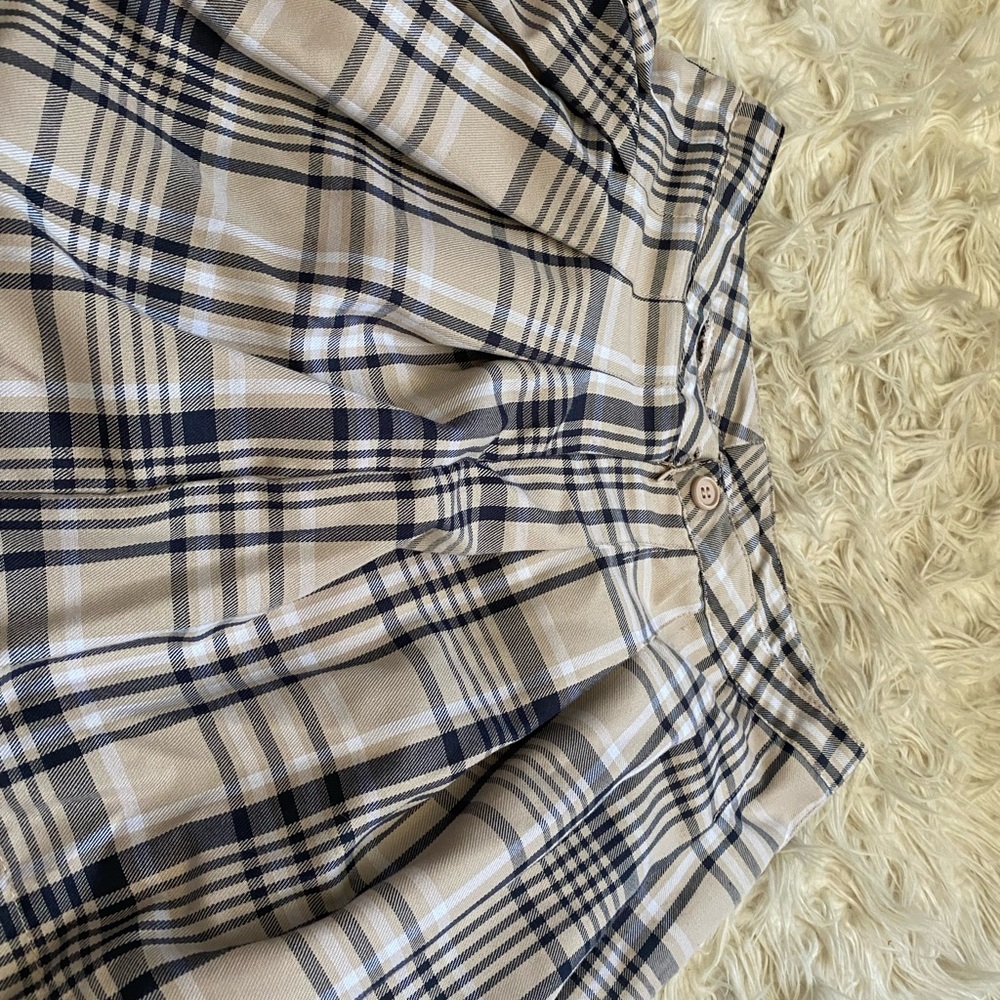 Plaid Mini Skirt